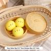 Chicken/Pig/Dog/Bear-Shape Dumpling Decor Steamed Stuff Bun Anti-Stress Ball Soft Slow Rebound Office Ultra-Soft Decompression