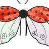 Ladybug Cosplay Wing Universal Ladybird Dress-Up Wing Fairy Wing Costume Accessories for Stage Performance Halloween Parties Photo Props