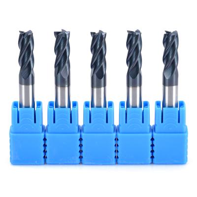 5PCS diameter 1mm HRC45 Carbide Ball Nose EndMill milling cutter R0.5 for steel