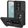 Slide Lens Case For Samsung Galaxy S26 Ultra Cover Samsung Galaxy S26 Ultra Coque Fundas Military Magnet Holder Phone Bumper
