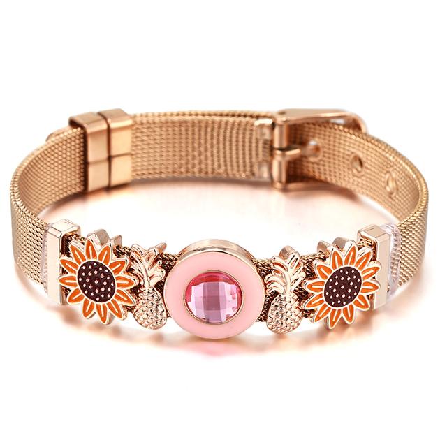 

Модні сітчасті браслети з нержавіючої сталі для жінок, дівчаток. Оригінальний шарм-годинник, ремінь, браслет, браслет з бісеру Ангел і подарунок