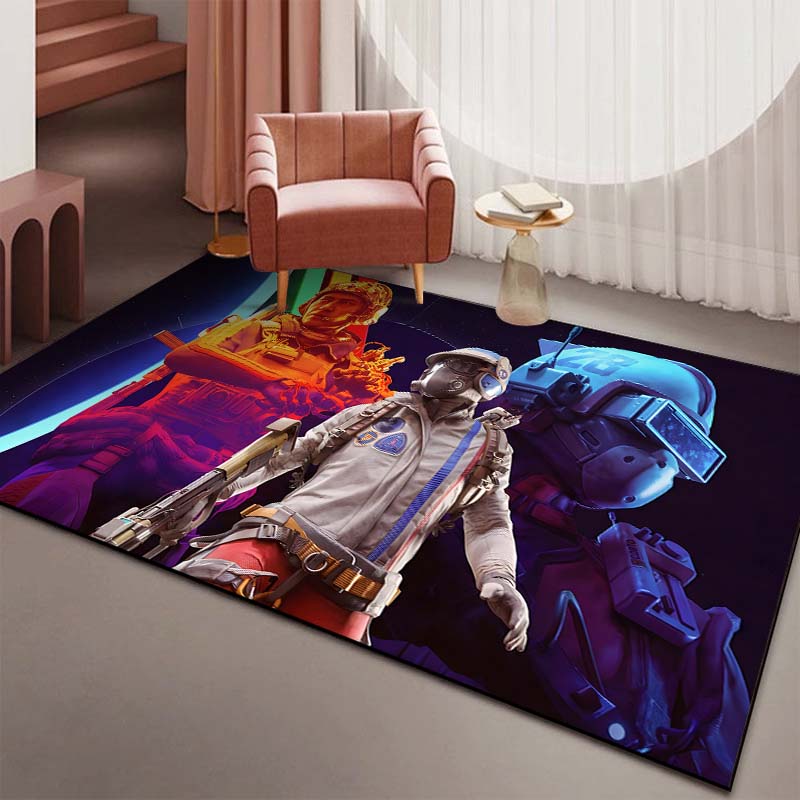Multi-size A-Arc R-aiders Pattern Carpet for Living Room Bedroom Sofa Home Decor Non-slip Floor Mat Play Area Rug