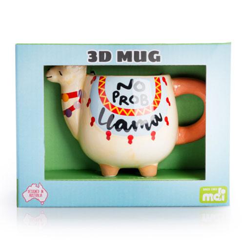 Kein Problem Llama 3D Tasse