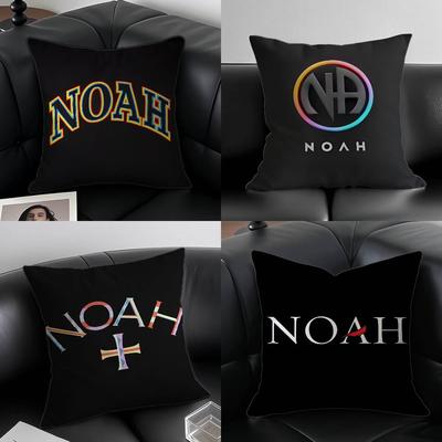 Traditional Design Style-NOAH Pillow Case Anti-dustmite Pillowcase Invisible Zipper Silky Short Plush Sofa Cushion Cover