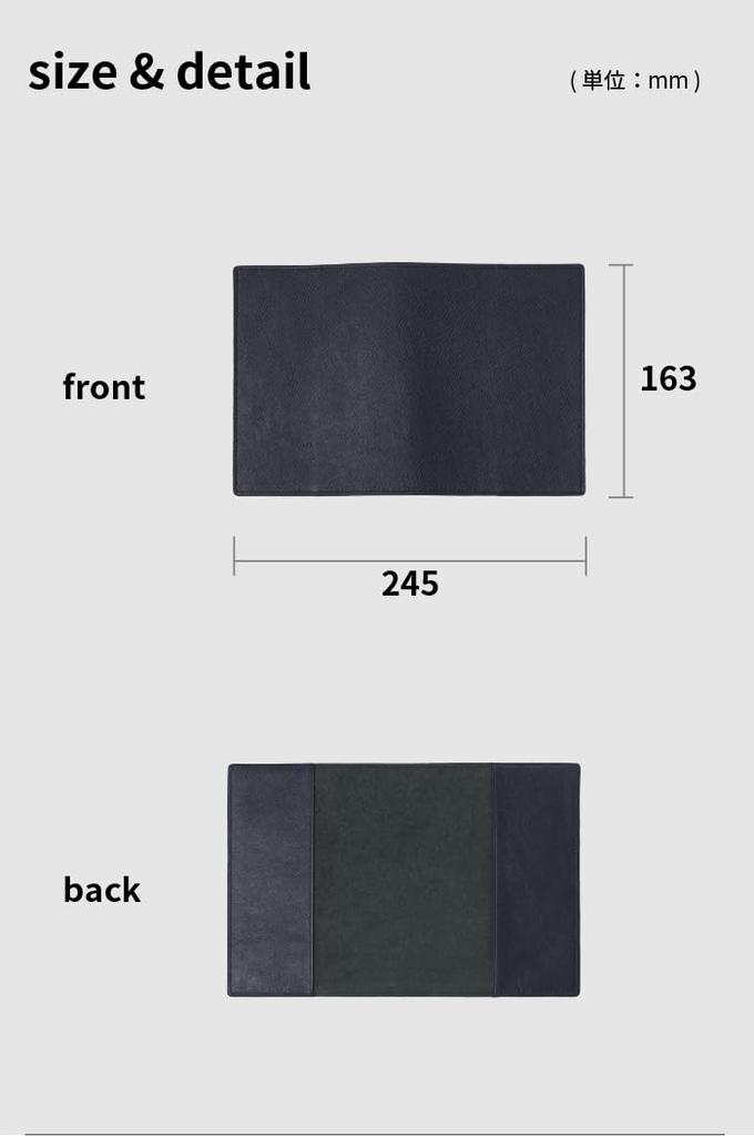 [aso] Leather Book Cover, Paperback Size, Genuine Leather, A6 Size, Saffiano Compatible, 105 x 152mm, 600 Pages, Silver, bo-bc318-sv