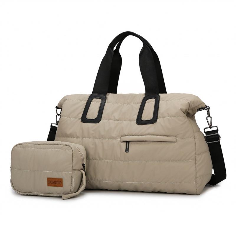 

Unisex Travel Bag: Large Capacity, Lightweight, Trendy, and Wear-Resistant Gym Bag Made from Oxford Cloth. Small Bag хаки
