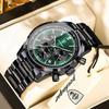 POEDAGAR Luxury Fashion Men's Wristwatch Luminous Waterproof Chronograph Men Clock Leather Military Quartz Watches For Man Reloj