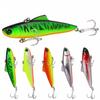 New Vibration Sinking Fishing with Long and Grooved Hooks for and