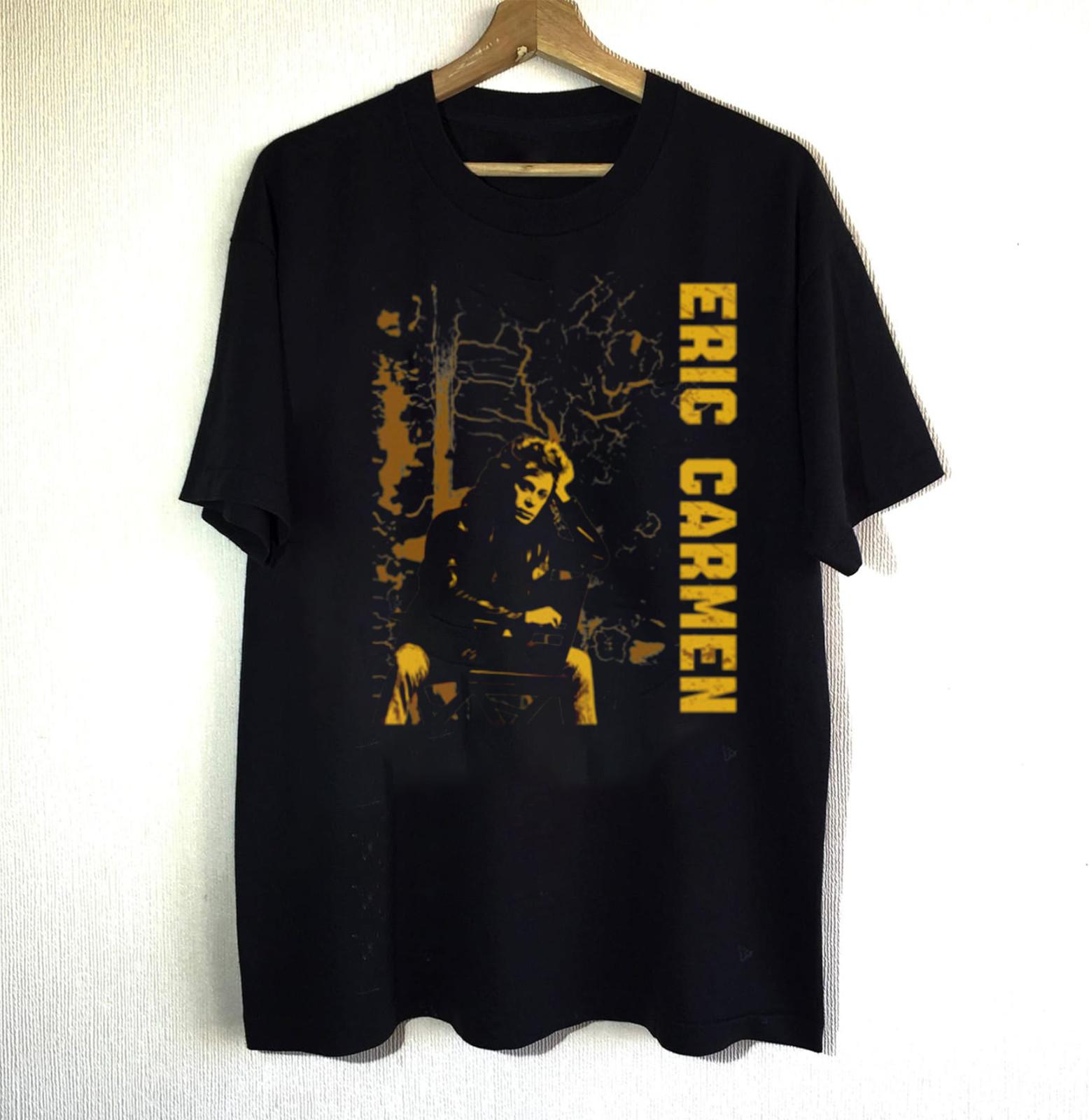 New Eric Carmen Black TShirt Cotton Adult S-5XL ED731 Unisex T-Shirt XXXXL