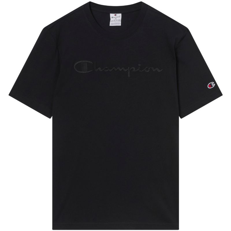 Champion Men's SS Tee T-Shirt Black 220273 KK001, Size L