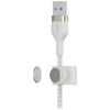 Belkin Câble À Gaine Tressée USB-A Vers Lightning BoostCharge Pro Flex (3 M), Certifié MFi, Pour iPhone 14, 13, 12, Pro, Max, Mini,