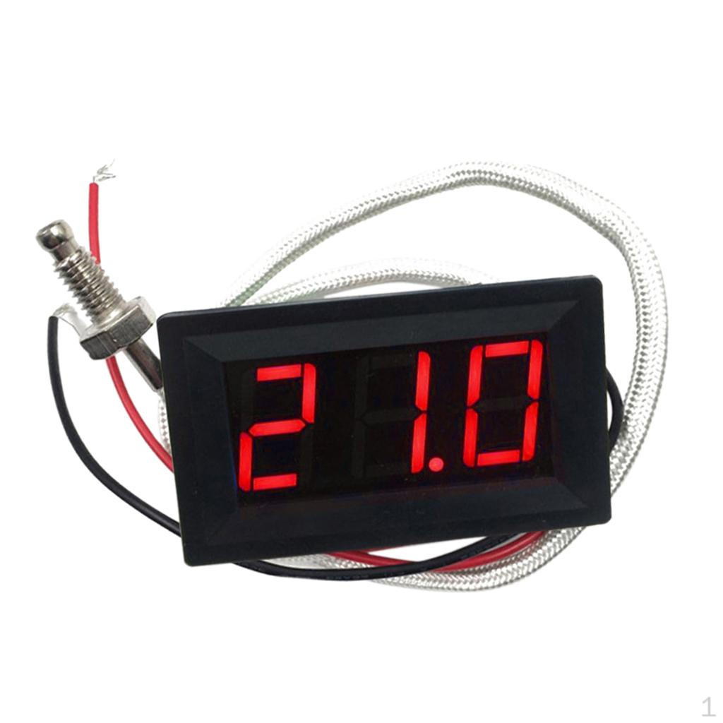 - Centigrade Digital Temperature Meter, LCD Display K-type Thermocouple, , 3 Colors to Choose