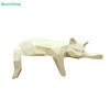 Geometric Black Cat Sculpture | Modern Minimalist Animal Decor for Home, Living Room & Shelf Display