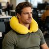 U-Shaped Pillow with Removable Cover, Neck Support Pillow for Travel Office Home, Lumbar Nap Cushion, Leg Lift Cushion, Cervical Relief Headrest