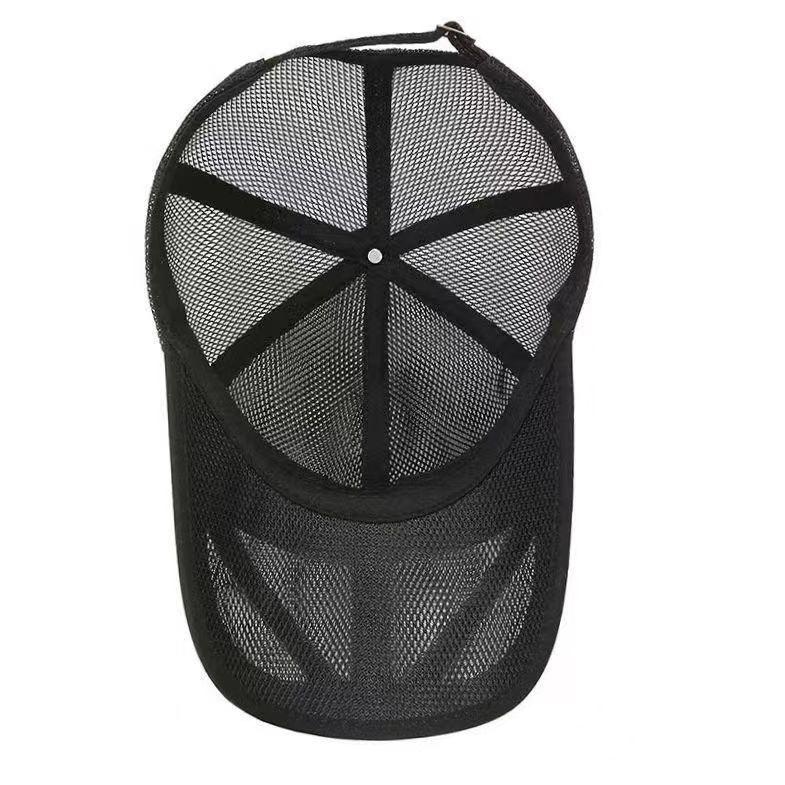 Summer Mesh Cap Thin Men's Casual Baseball Cap Quick Drying Mesh Breathable Duckbill Cap