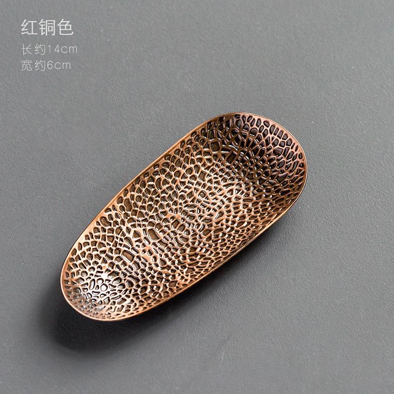 High quality alloy turtle pattern ancient copper tea set tea shovel tea spoon kung fu tea set tea ceremony accessories 14x6cm