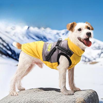 Ropa para Mascotas Invierno Impermeable Cálida Ropa para Perros Ropa de Invierno para Mascotas Chaleco Abrigo de Algodón para Perro Exterior Cálido Viaje Ropa Exterior para Cachorro