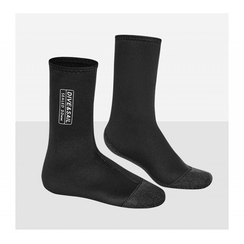 3mm Neoprene Dive Socks With Anti-Slip Sole Snorkeling Surfing Beach Walking Water Sports Protection