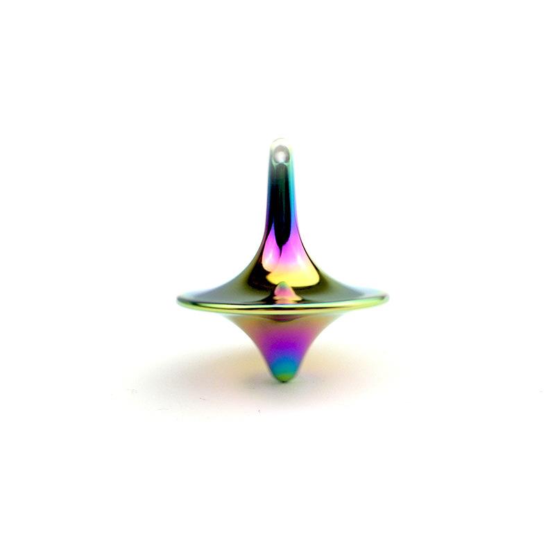 Movie Totem Metal Gyro Silvery Hand Spinning Top Fingertips Small Cyclone Gyroscope Anti Stress Fidget Toys for Adult Gifts 2025