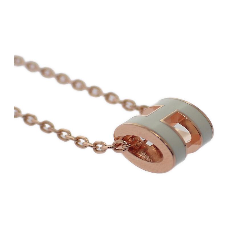 HERMES   Necklace white metal Women