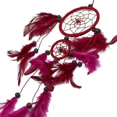 Dream Catchers Medium Black White Red 6-Pack Bali