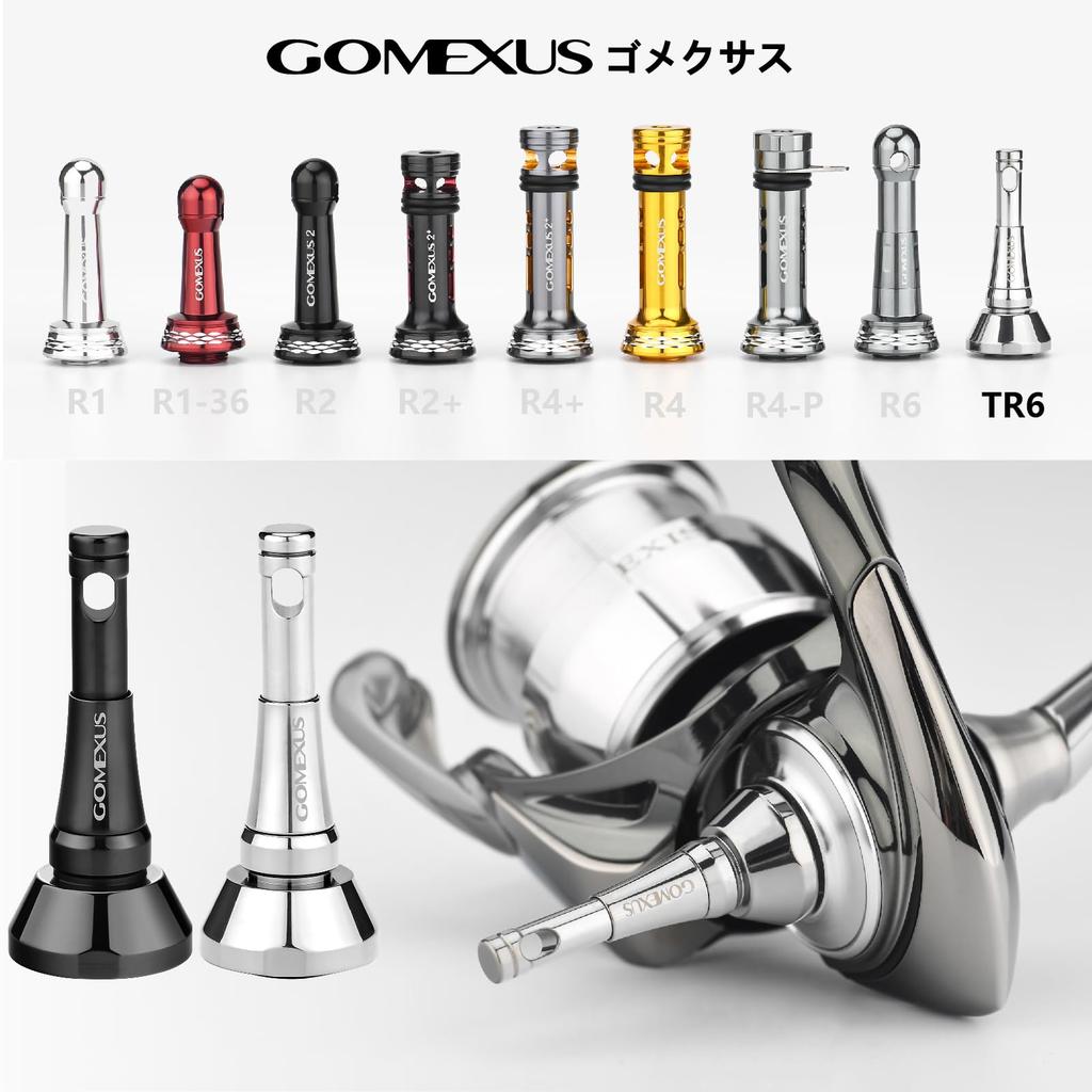 GOMEXUS TR6 Spinning Reel Compatible with Twin and Vanford Titanium with Hook Keeper Stand, 44mm, Stella, Exist, Power, Vanquish, Stradic, Reels,