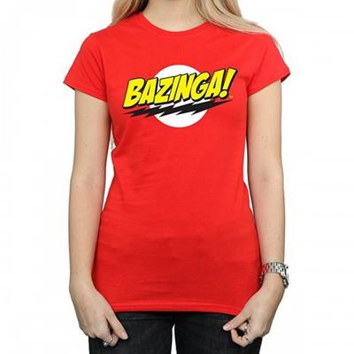 Womens/Ladies Bazinga Cotton T-Shirt