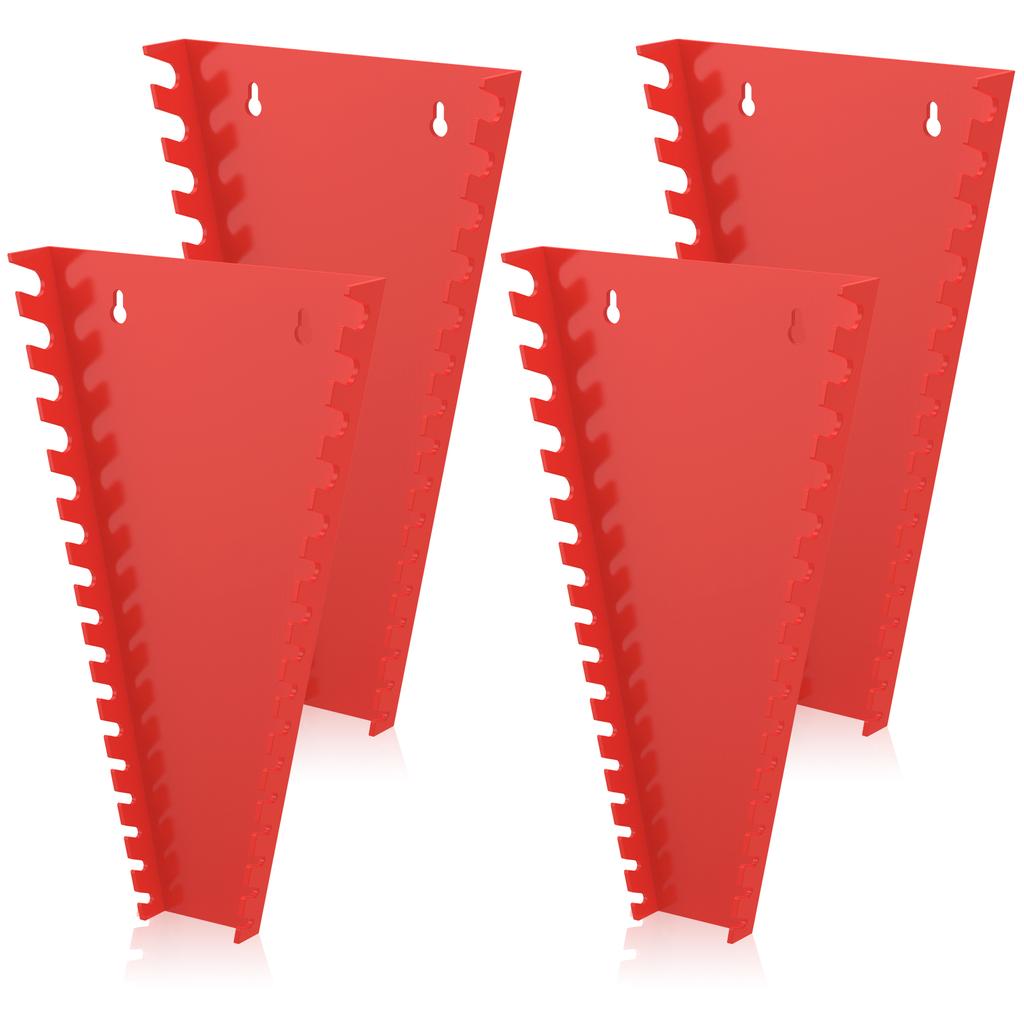 Wrench Storage Rack Wrench Sorter Bracket Tool Storage Box Organizer Wall Mounted Storage 5mm-27mm Metric and Imperial Wrenches