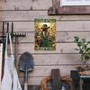 Retro Garden Tin Sign 8x12 Inch Vintage Metal Art Decor