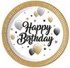 Talerzyki Happy Birthday Urodziny Party 23Cm 8Szt.