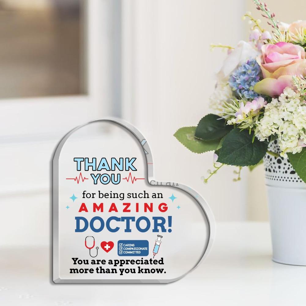 Best Doctor Trophy Plaque - Unique Thank You & Retirement Gift for Physicians
