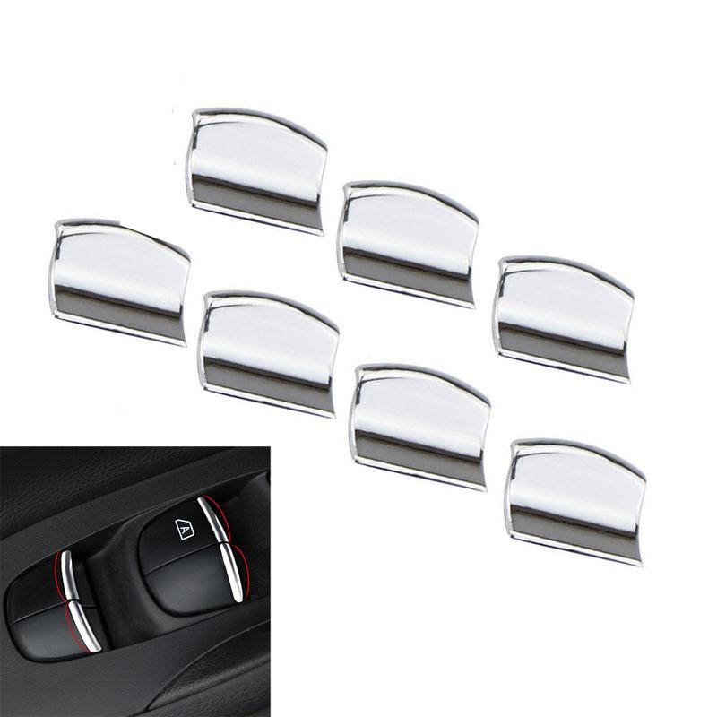On-off Switch Button Cover Cover Silver Trim Button Chrome For Nissan Brand New Car Glass Lifter Switches Button