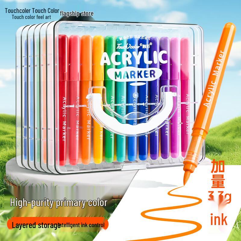 Touchcolor Direct Liquid Soft Tip Acrylic Markers