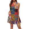 Women's Casual Fashion Breathable V-neck Vest With Pockets Floral Holiday Dress