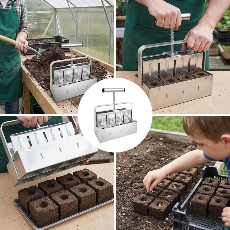 Permanent Metal Soil Former Collection For Producing Uniform Growing entities To Improve Germination Results