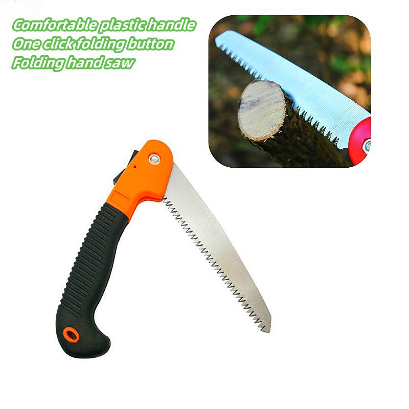 Folding Hand Saw for Camping, Woodworking, Gardening, and Pruning