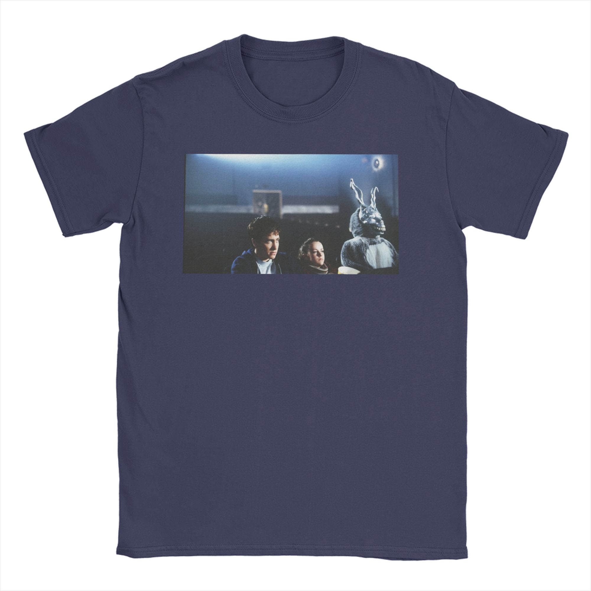 Унисекс Женские Футболки Donnie Darko Новинка Чистый Хлопок Футболки с Коротким Рукавом Футболки с Круглым Вырезом Новое Поступление S