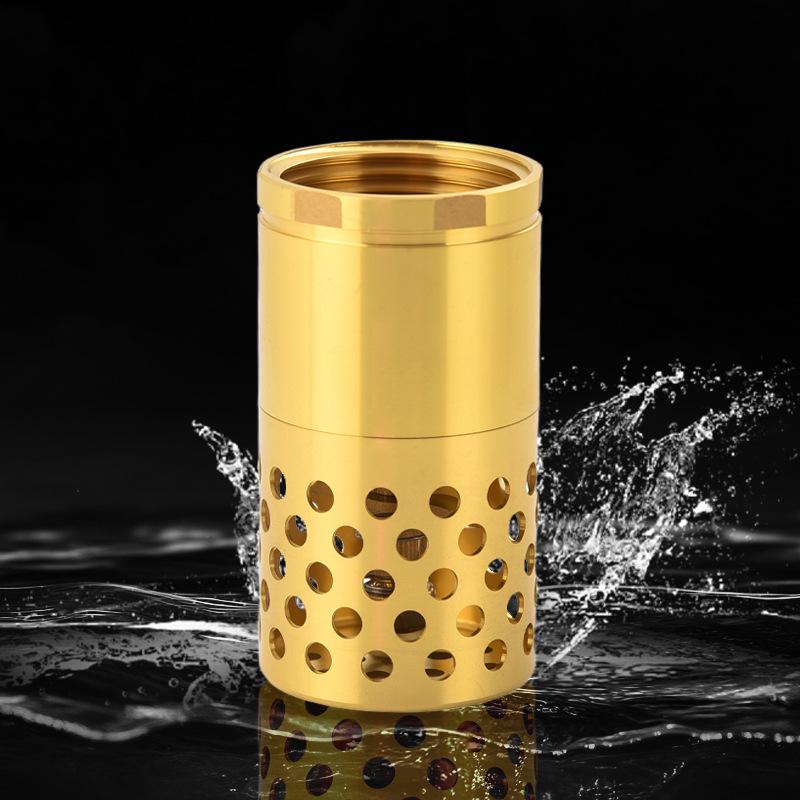 1" Brass Foot Valve Check Valve with Filter for Water Pumps