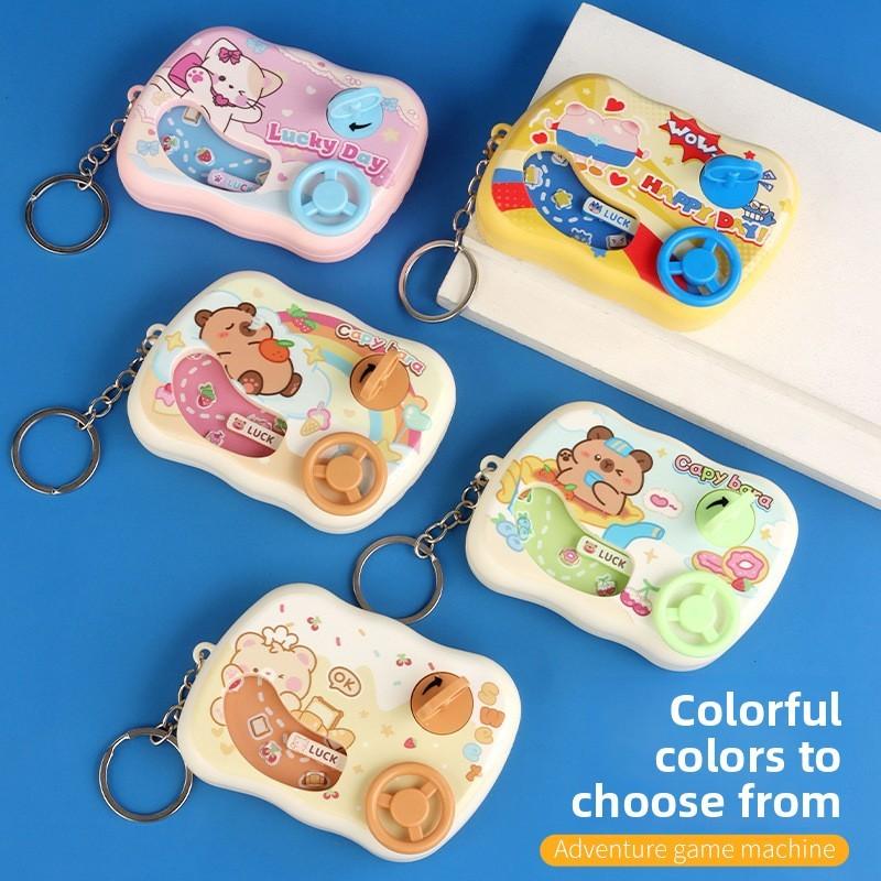 Bear Capybara Cute Cartoon Printed Steering Wheel Challenge Game Pendant Console