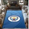 Manchester Printed Flannel Area Rug Non Slip Soft Polyester Floor Carpet Indoor Decor Mat for Bedroom Living Room Sofa