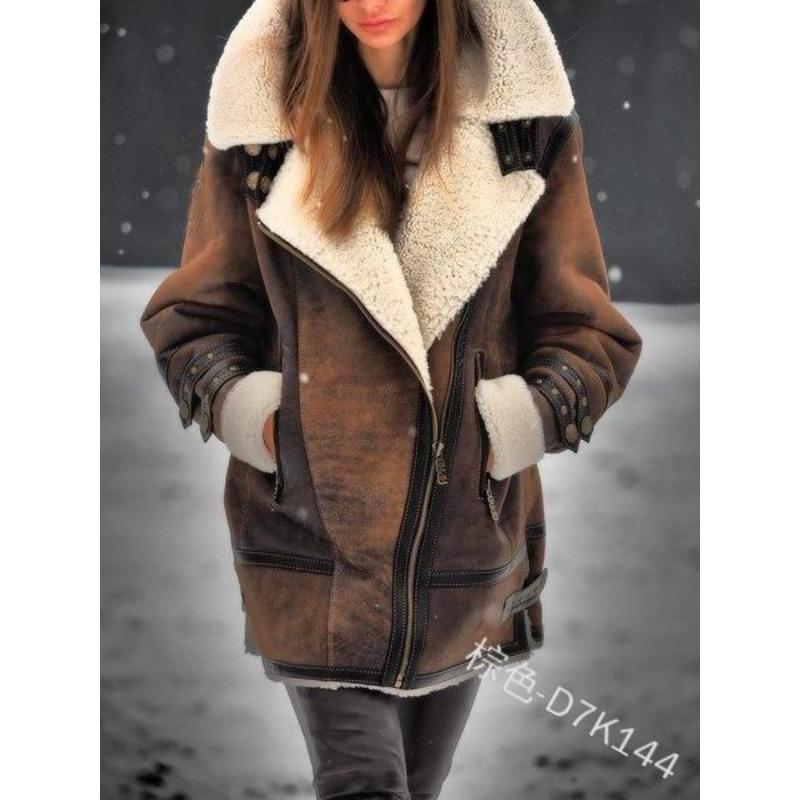 Winter New Orders Surge Thickened Fur Integrated Women's Coat Wish Warm Coat