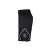 Jordan Paris Saint-Germain Co-Branded Solid Color Elastic Waist Shorts with Logo Print Men Bottoms Black BQ4229-010