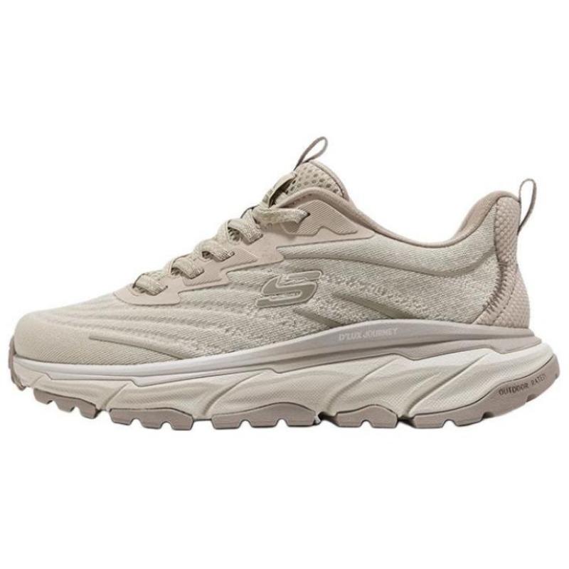 Skechers D LUX JOURNEY TRAIL Women Low Casual Shoes Taupe Gray 180215-NAT 37