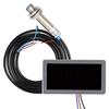 AC 220V 4 Digital LED RED Tachometer RPM Speed Meter+Hall Proximity Switch Sensor NPN