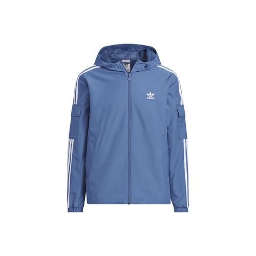adidas Originals casual simple versatile hooded jacket, unisex, dark blue L темно-синий