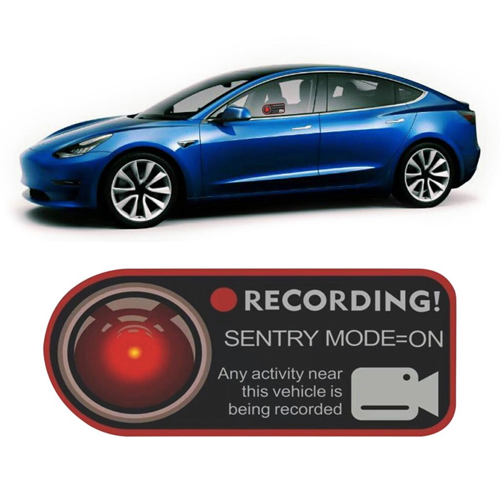Vehicle Surveillance Decal Alert System Car Sticker with Remote Mobile Monitoring Simple Installs for Enhances Security