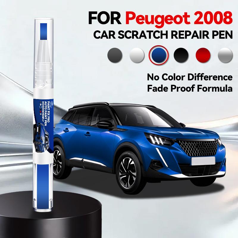 Für Peugeot 2008 2013-2025 P21 P54 Lackreparaturstift Lackstift Kratzerentferner DIY Autozubehör Schwarz Weiß Grau Blau Orange