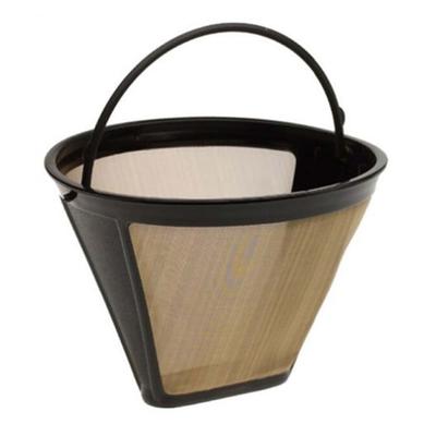 Filtre à café goutte à goutte en acier inoxydable, cône doré revêtu de titane, outil réutilisable, vente