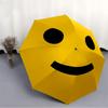 1pc Happy Face Automatic Open/Close Umbrella Sturdy Iron Frame, Compact Travel Umbrella - Perfect Gift for Women, Men, Birthdays057