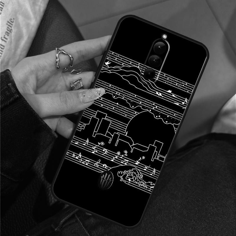 

Music Score Musical Notes Case For ZTE Nubia RedMagic 11 Air 8 9 10 8S 9S 10S Pro Plus 5G 5S 6 7 6S 7S Pro 10 Air Cover RedMagic 8S Pro Plus